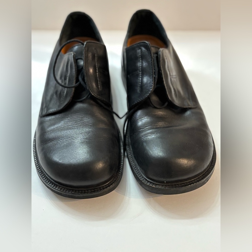 Footprints by Birkenstock Black Hand Made Leather Oxfords Loafers Size 41